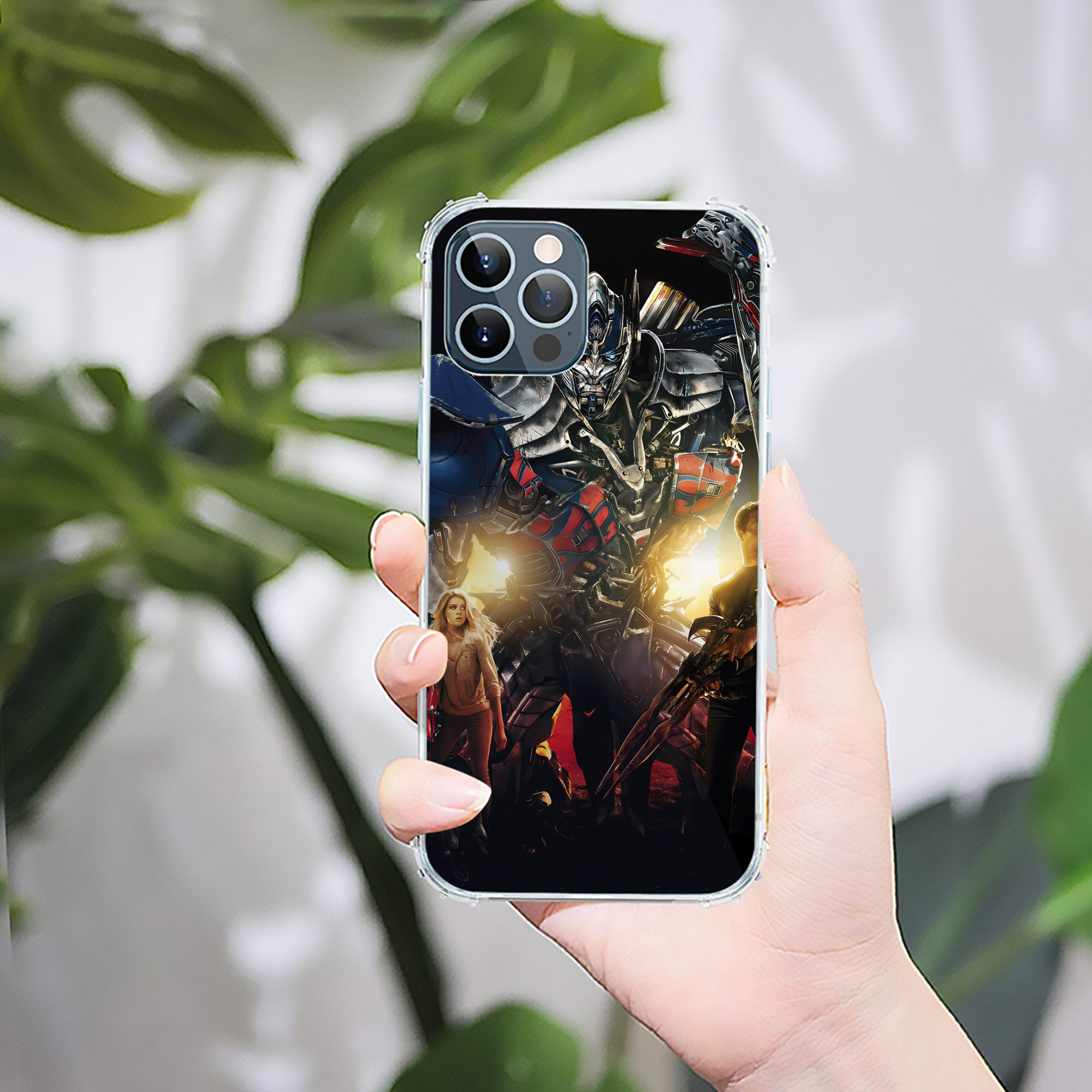 （画像用） Transformers トランスフォーマー 【iPhone 12シリーズ対応】透明スマホケース（クリアソフトケース）